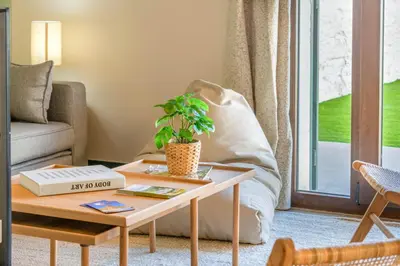 Zona de estar de Espaciosa casa rural con amplio jardin y barbacoa
