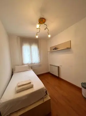 Cama o camas de una habitación en Allotjament Sanuy a Tremp