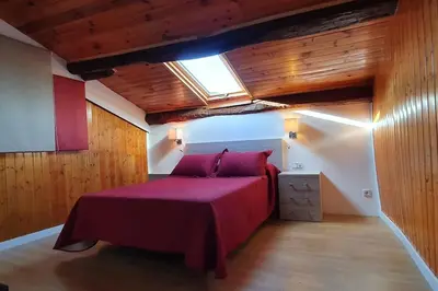 Cama o camas de una habitación en Cal Curpets - Bicicletas FREE