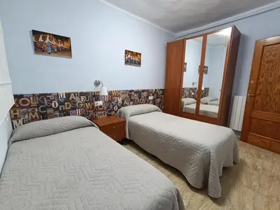 Cama o camas de una habitación en Casa Rural Natalia