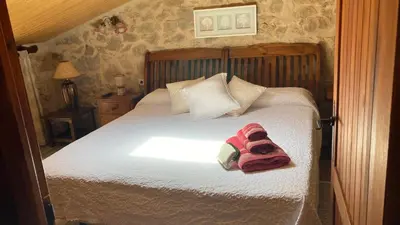 Cama o camas de una habitación en La gallina