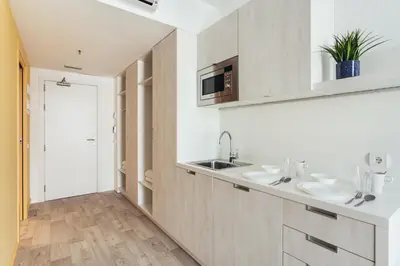 Una cocina o zona de cocina en Soto House Pamplona