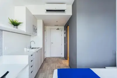 Cama o camas de una habitación en Soto House Pamplona