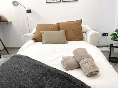 Cama o camas de una habitación en Casa Pilarica | Casco Antiguo