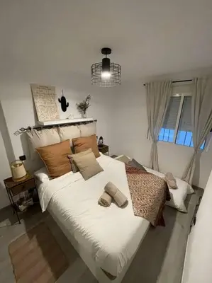 Cama o camas de una habitación en Casa Pilarica | Casco Antiguo