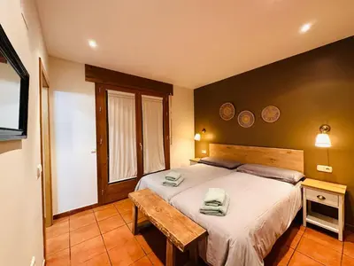 Cama o camas de una habitación en Apartamento Acogedor Pineta