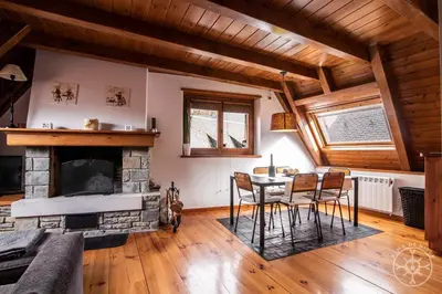 Zona de estar de CASA REINA de Alma de Nieve