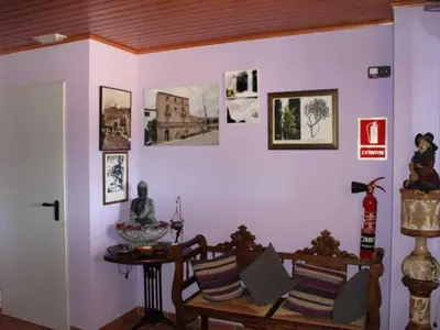 Zona de estar de HOSTAL LA SAVINA
