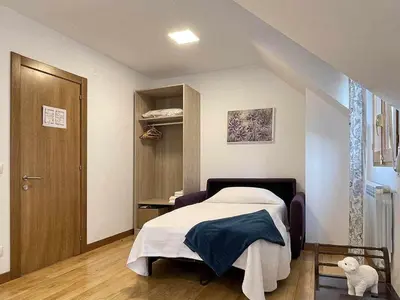 Cama o camas de una habitación en Casa Jabarde