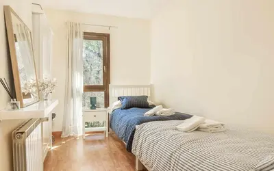 Cama o camas de una habitación en Chalet El Molino de Castiello