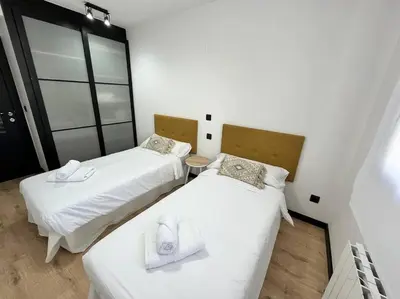 Cama o camas de una habitación en El Rincon de Martín