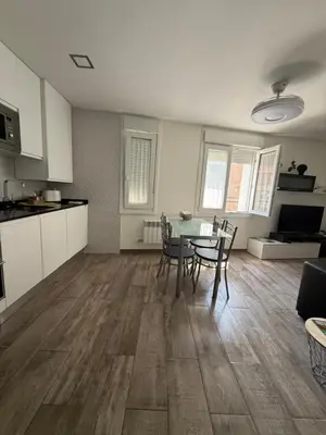 Una cocina o zona de cocina en Apartamento del Puente